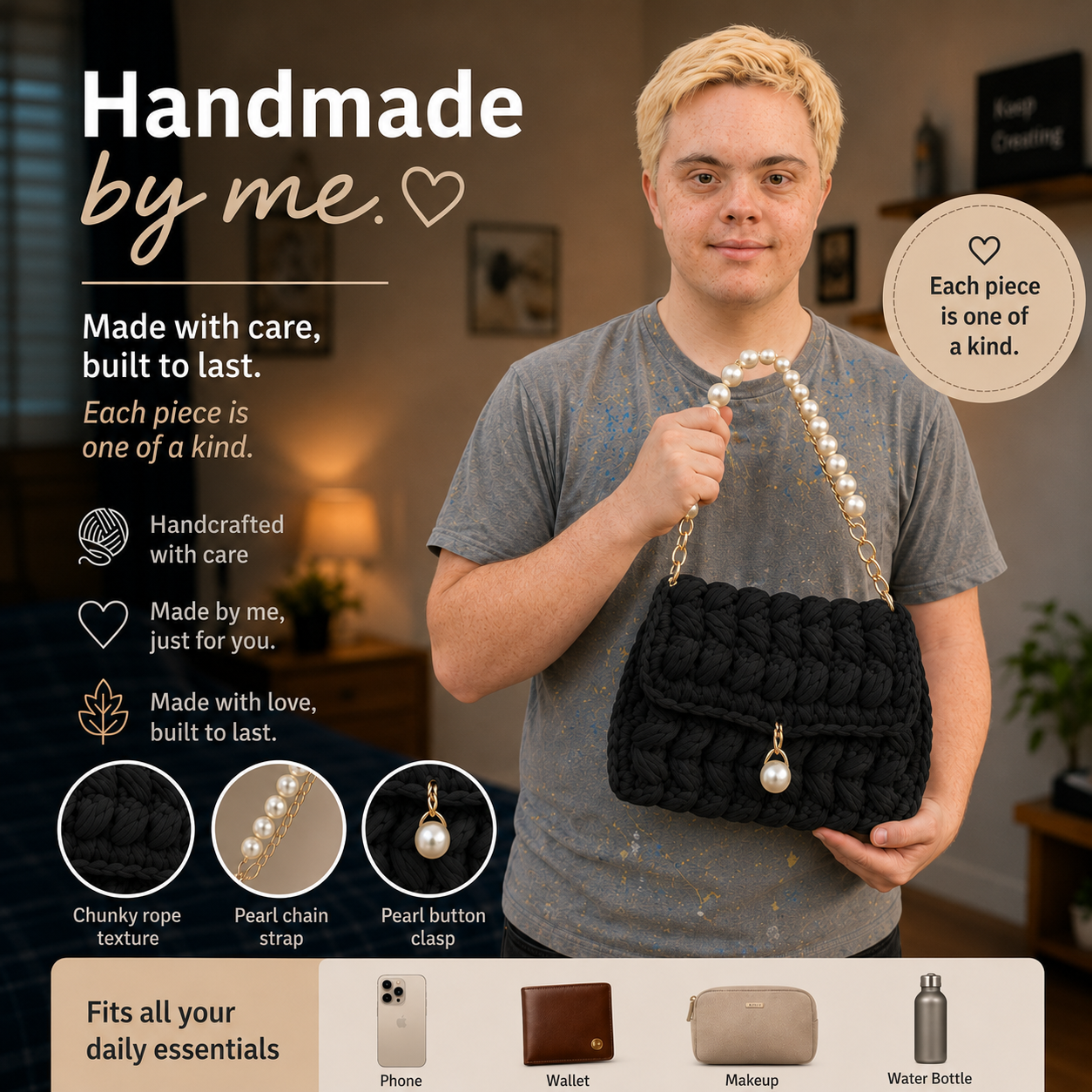 Crochet Shoulder Bag