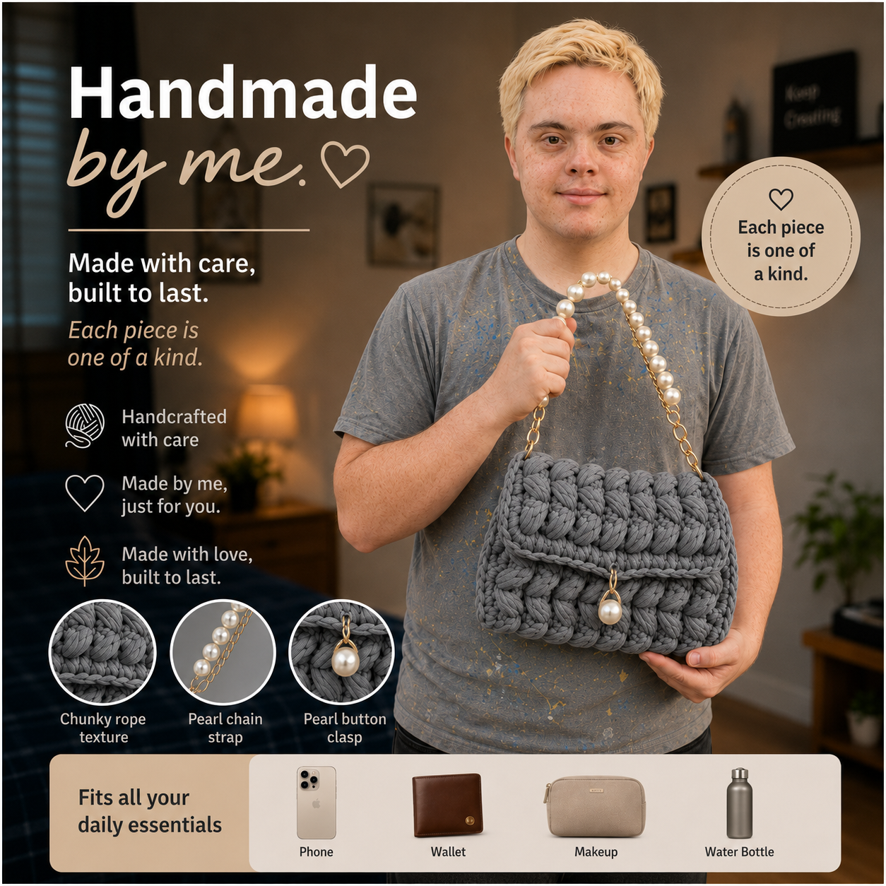 Crochet Shoulder Bag